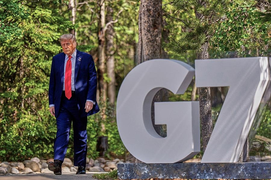 Donald Trump verlässt G7-Gipfel vorzeitig wegen Nahem Osten