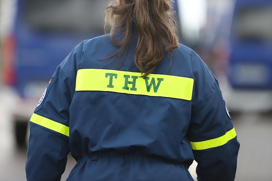 Bayerische THW-Kräfte helfen bei Waldbränden in Thüringen und Sachsen