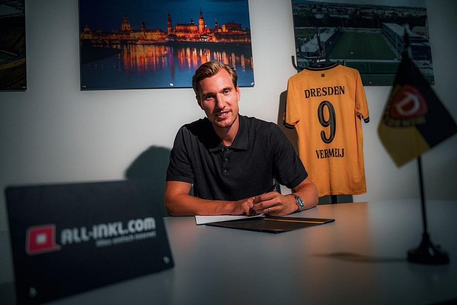 Dynamo Dresden verpflichtet Vincent Vermeij