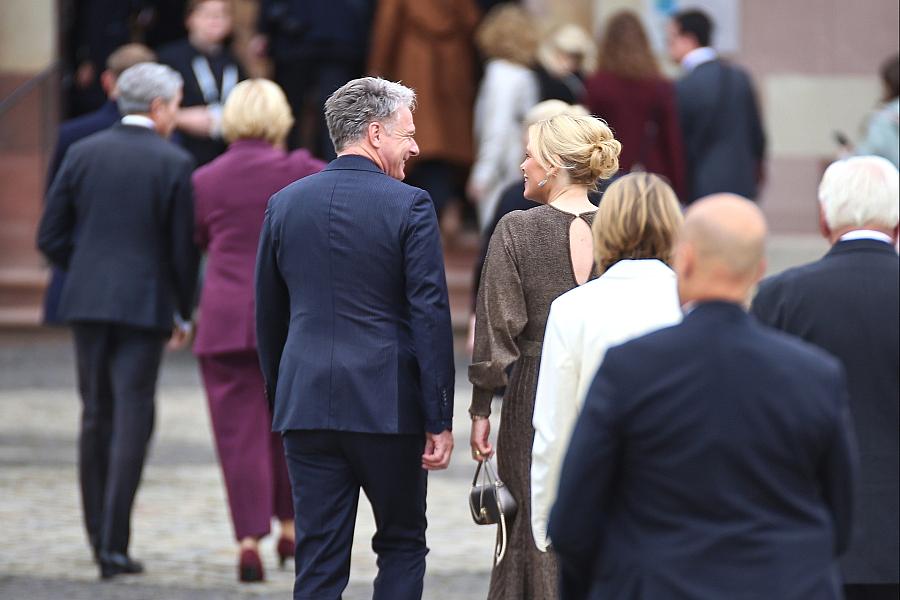 Julia Klöckner und Jörg Pilawa zeigen sich erstmals als Paar bei Tag der Deutschen Einheit