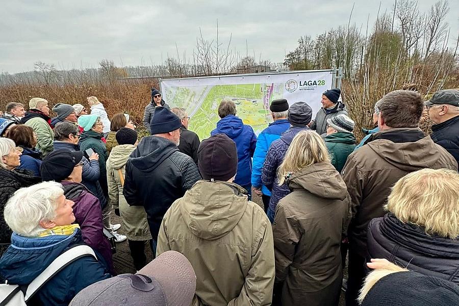Wittenberg verabschiedet sich von Kuhlache für Landesgartenschau