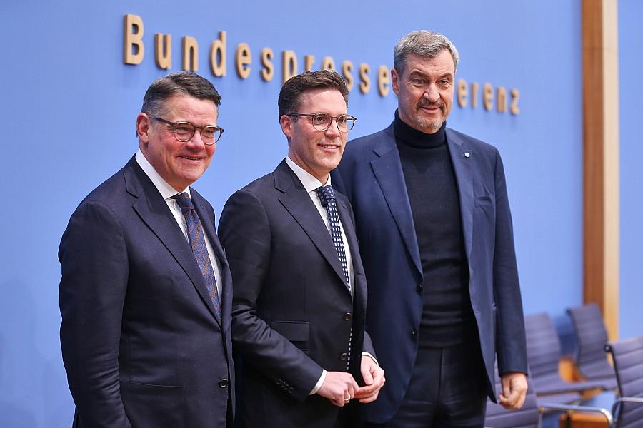 Drei Löwen Allianz: Süddeutsche Länder Bayern, Hessen und Baden-Württemberg stärken Zusammenarbeit im Bundesrat