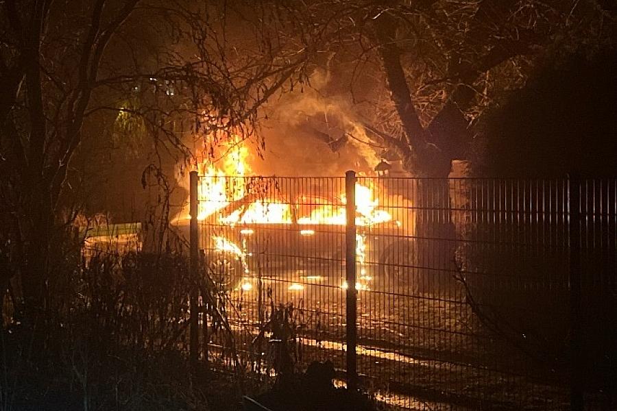 Fahrzeugbrand in Stendal