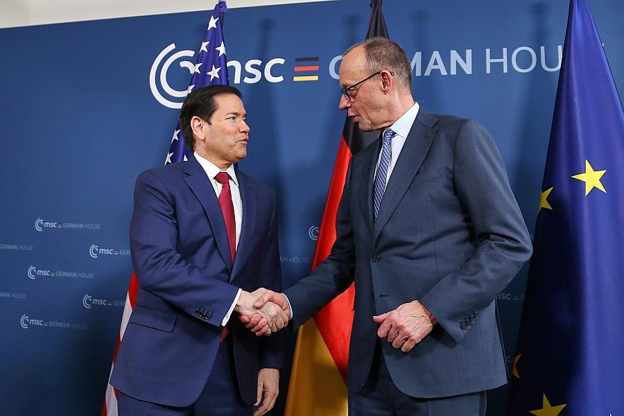 Friedrich Merz trifft US-Außenminister Rubio und betont Bedeutung der Nato auf Münchner Sicherheitskonferenz