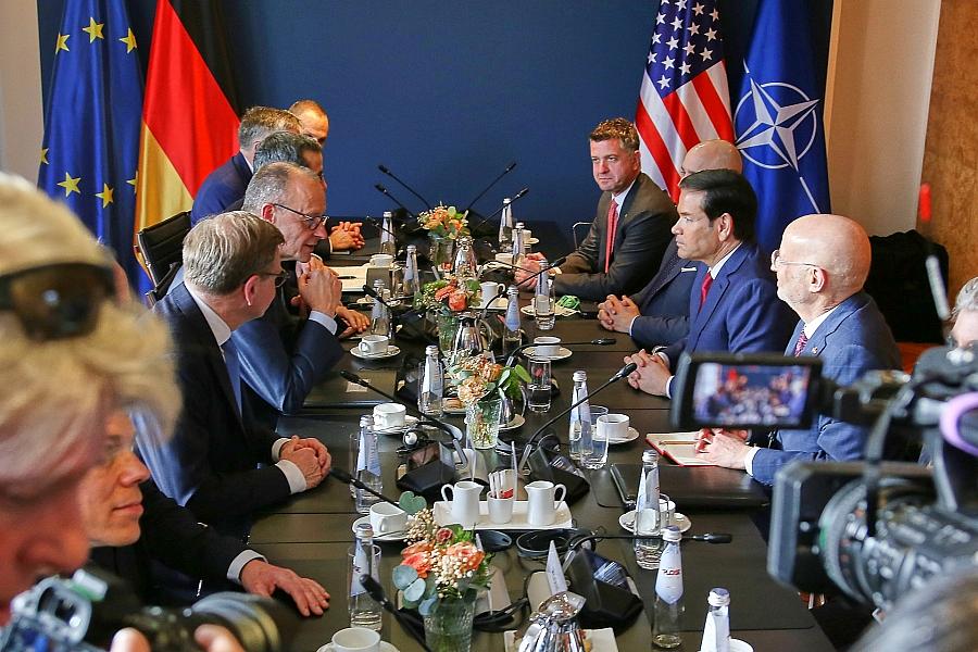 Rubio lobt Deutschlands Beitrag zur Nato-Stärkung bei Treffen mit Merz