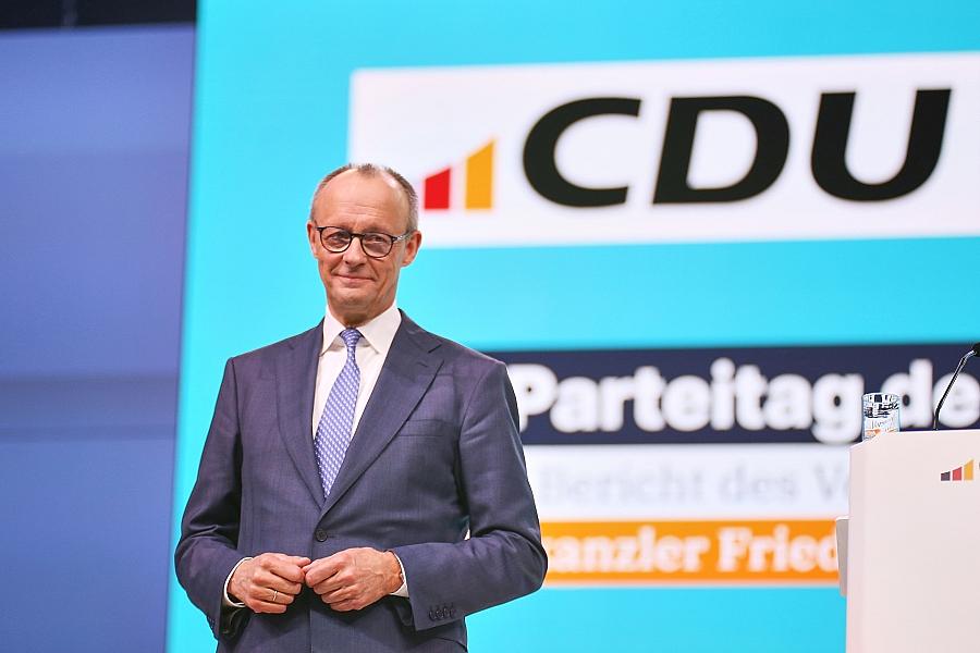 Friedrich Merz als CDU-Chef wiedergewählt