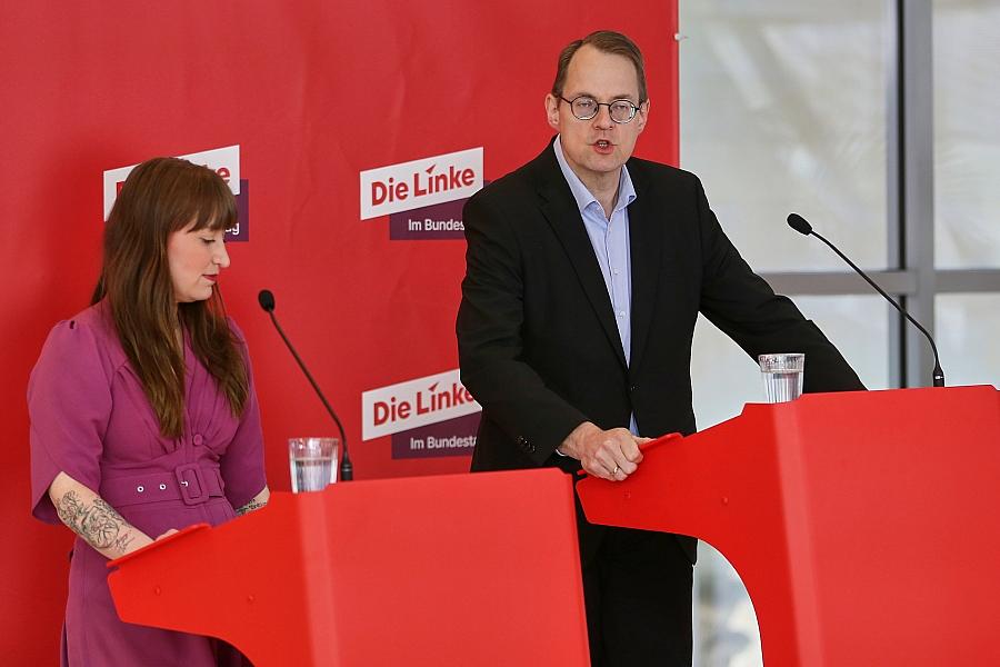 Linksfraktionschefs Reichinnek und Pellmann gegen verpflichtenden Gehaltsdeckel für Abgeordnete – interner Brief an Parteivorstand