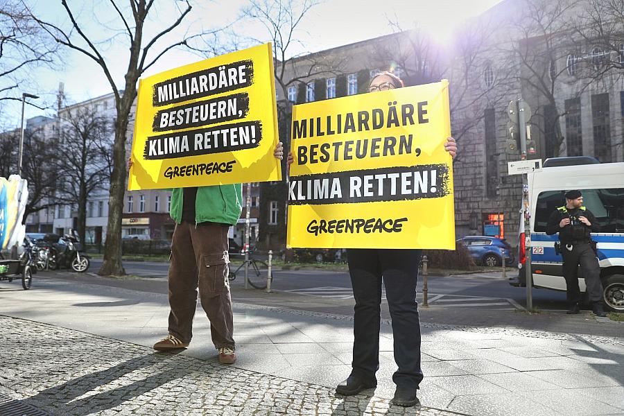Greenpeace kritisiert Vermögenskonzentration in Deutschland und fordert ökologische Vermögensteuer für Superreiche