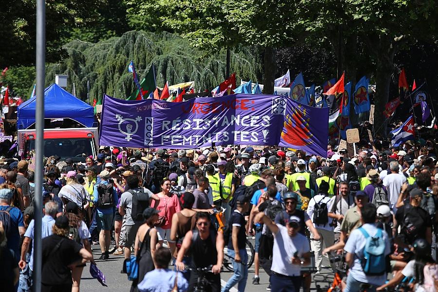 Tausende protestieren in Genf gegen G7-Gipfel