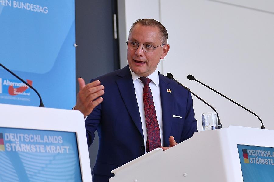 AfD-Chef Chrupalla verteidigt gemeinsames Singen der DDR-Hymne in Dessau-Roßlau