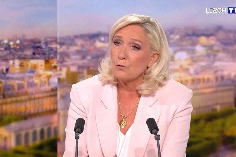 Frankreich: Marine Le Pen kündigt im Interview auf TF1 Kandidatur 2027 an