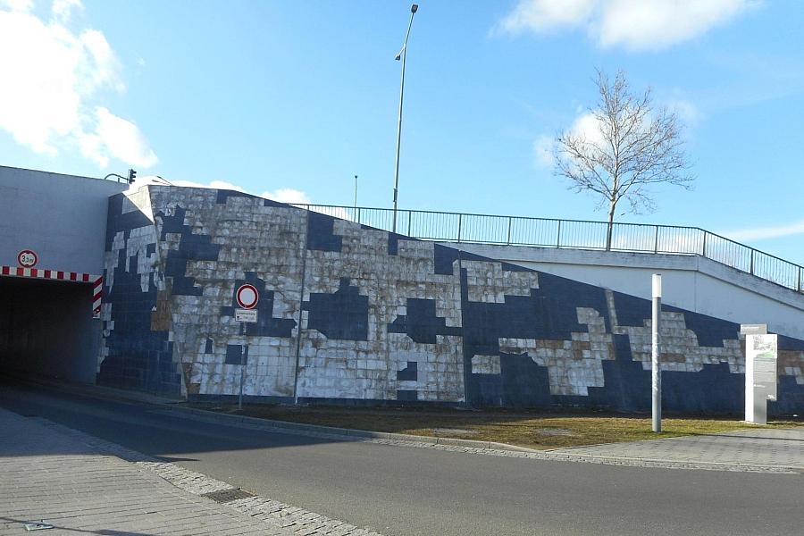 Instandsetzung der Stützwand am Wörlitzer Platz in Dessau