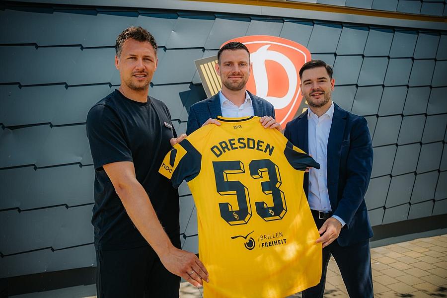 Dresdner Unternehmen Brillenfreiheit steigt zum Exklusiv-Partner der SG Dynamo Dresden auf