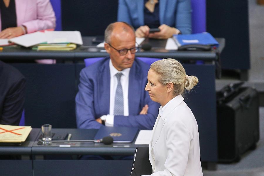 Forsa: Merz erstmals unbeliebter als Weidel