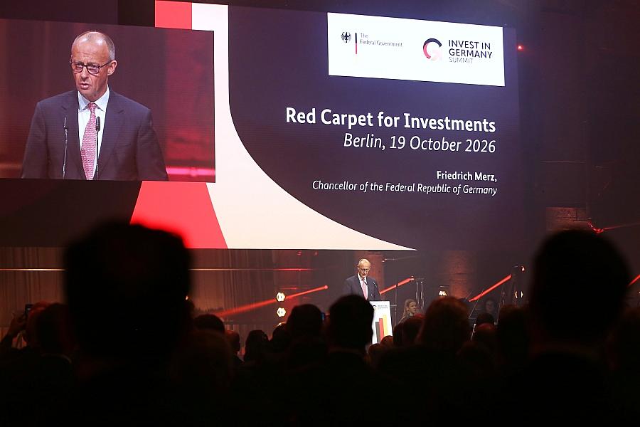 Merz wirbt auf Investitionsgipfel für ausländische Investitionen in Deutschland